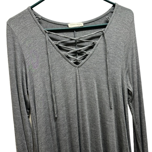 NWT Twenty Seconds brand laced neckline midi length dress - Picture 6 of 6